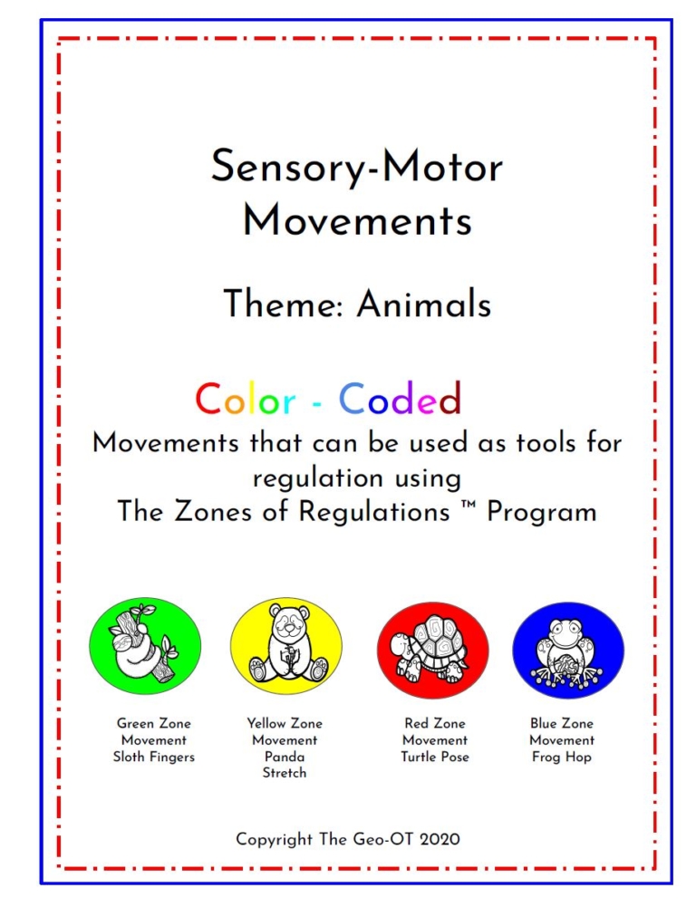 Sensory Motor Movements Zones Your Therapy Source