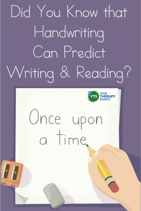 Did You Know That Handwriting Can Predict Writing and Reading Skills ...
