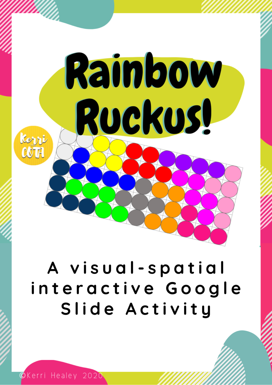 Rainbow Ruckus - Visual Spatial Game - Your Therapy Source