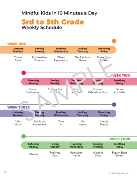 Mindfulness Activities for the Classroom Grade 3-5 - Your Therapy Source