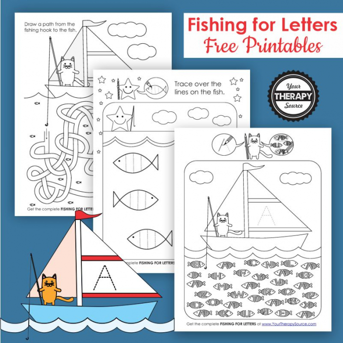 Fishing Games for Kids - Free Printables - Your Therapy Source