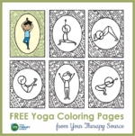 Yoga Coloring Pages - FREE - Your Therapy Source