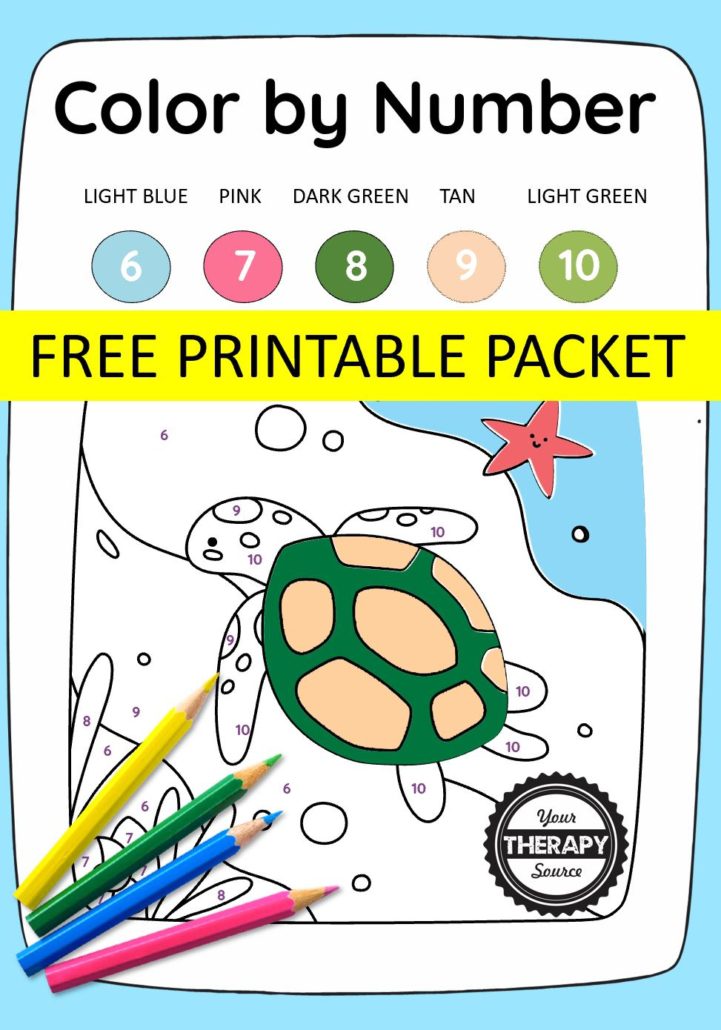 Free Color By Number Worksheets Cool2bkids Kindergarten Colors Activity 