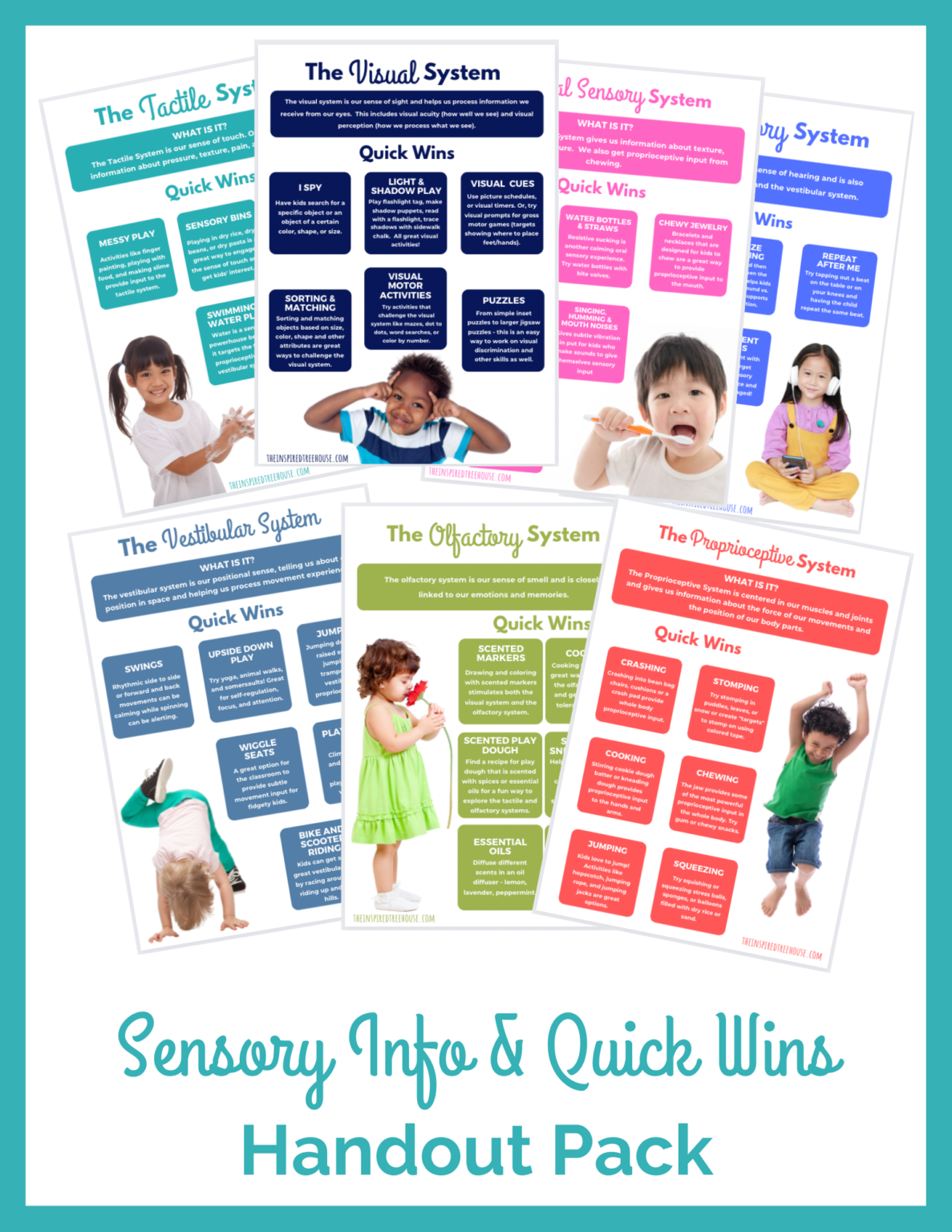 Sensory Processing Resources Handout Pack Your Therapy Source