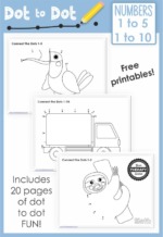 Preschool Dot to Dot Printables - Your Therapy Source