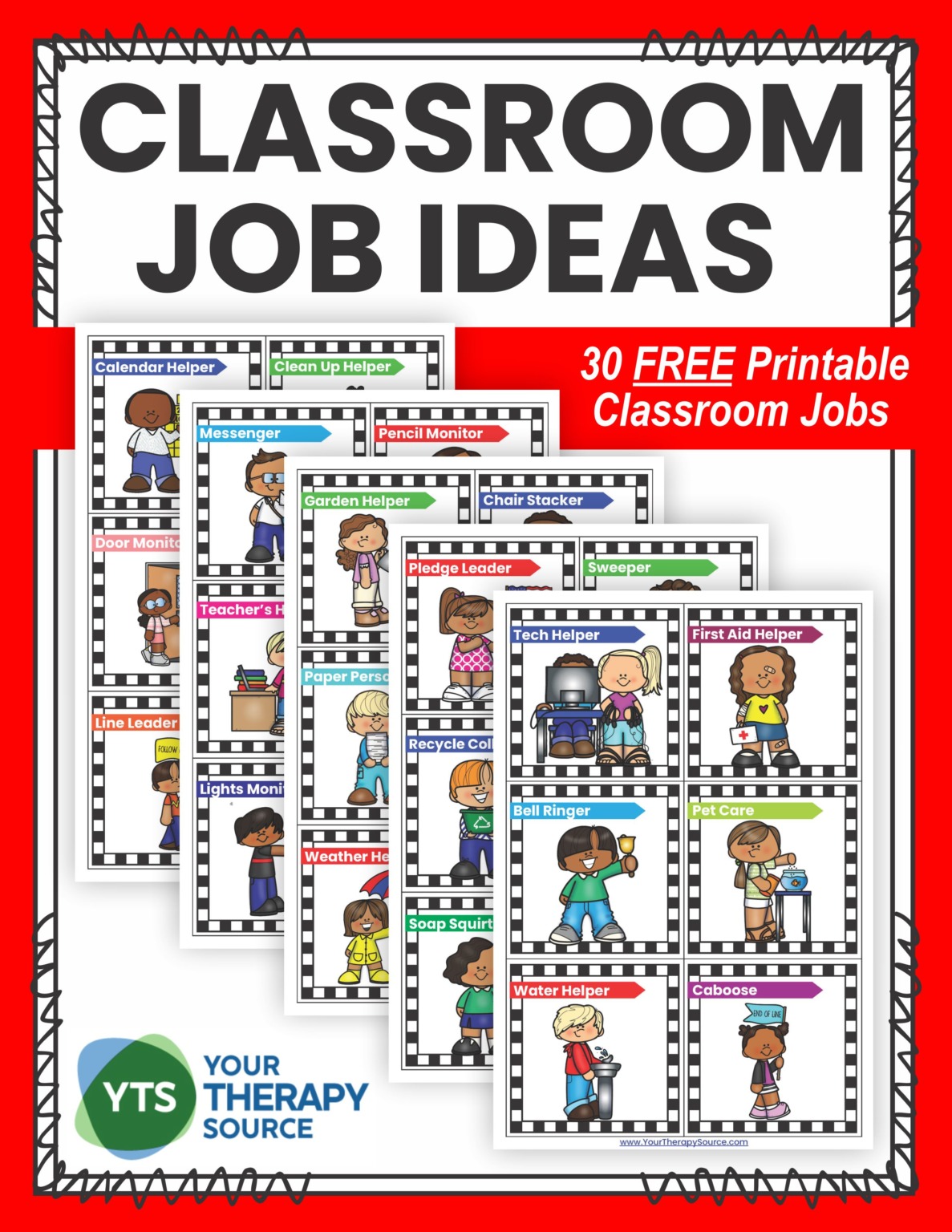 CLASSROOM JOB IDEAS - Your Therapy Source