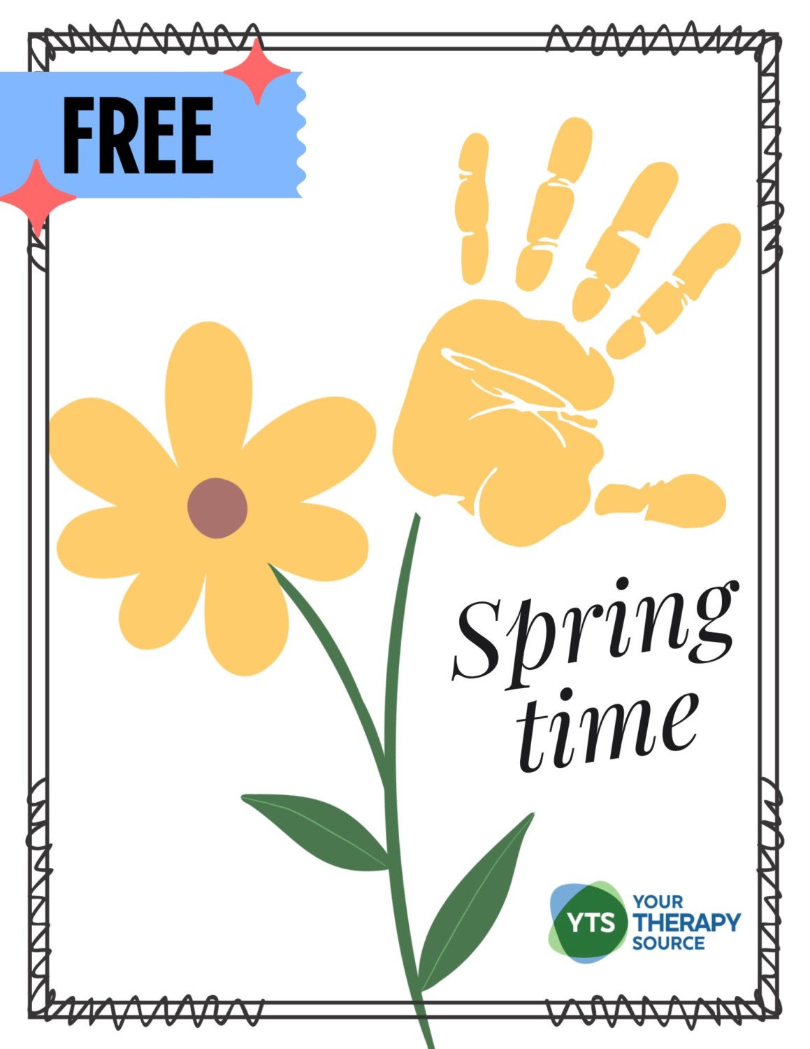 Free Printable Handprint Art Free Printable Handprint Art