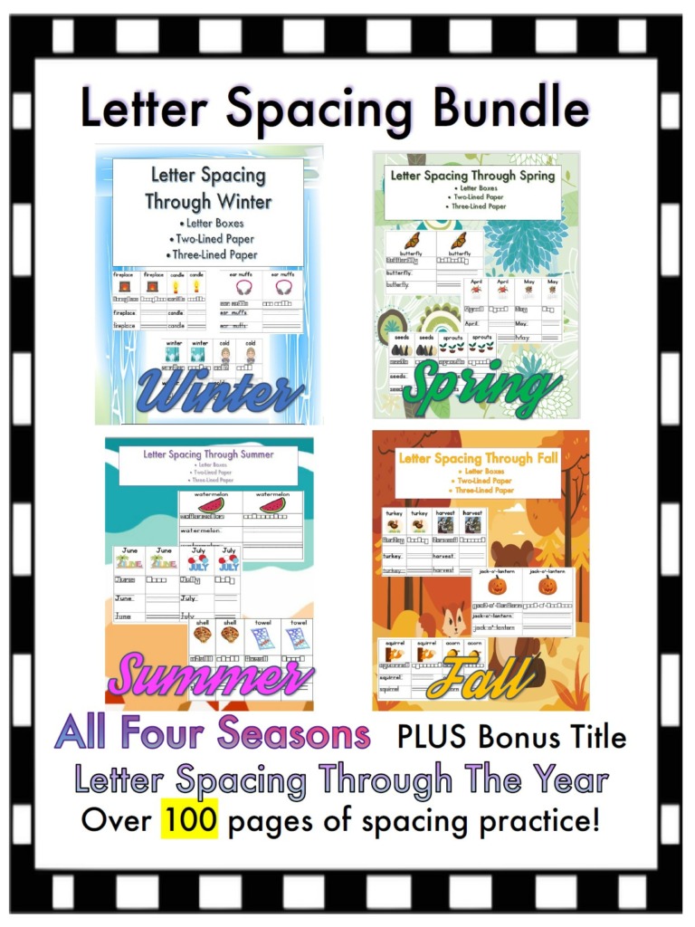 Sign Letter Spacing Chart.pdf Letter Spacing Bundle - Your Therapy Source