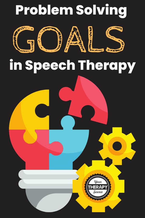 problem solving for adults speech therapy