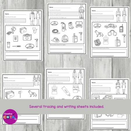 Community Helper Worksheets - Your Therapy Source