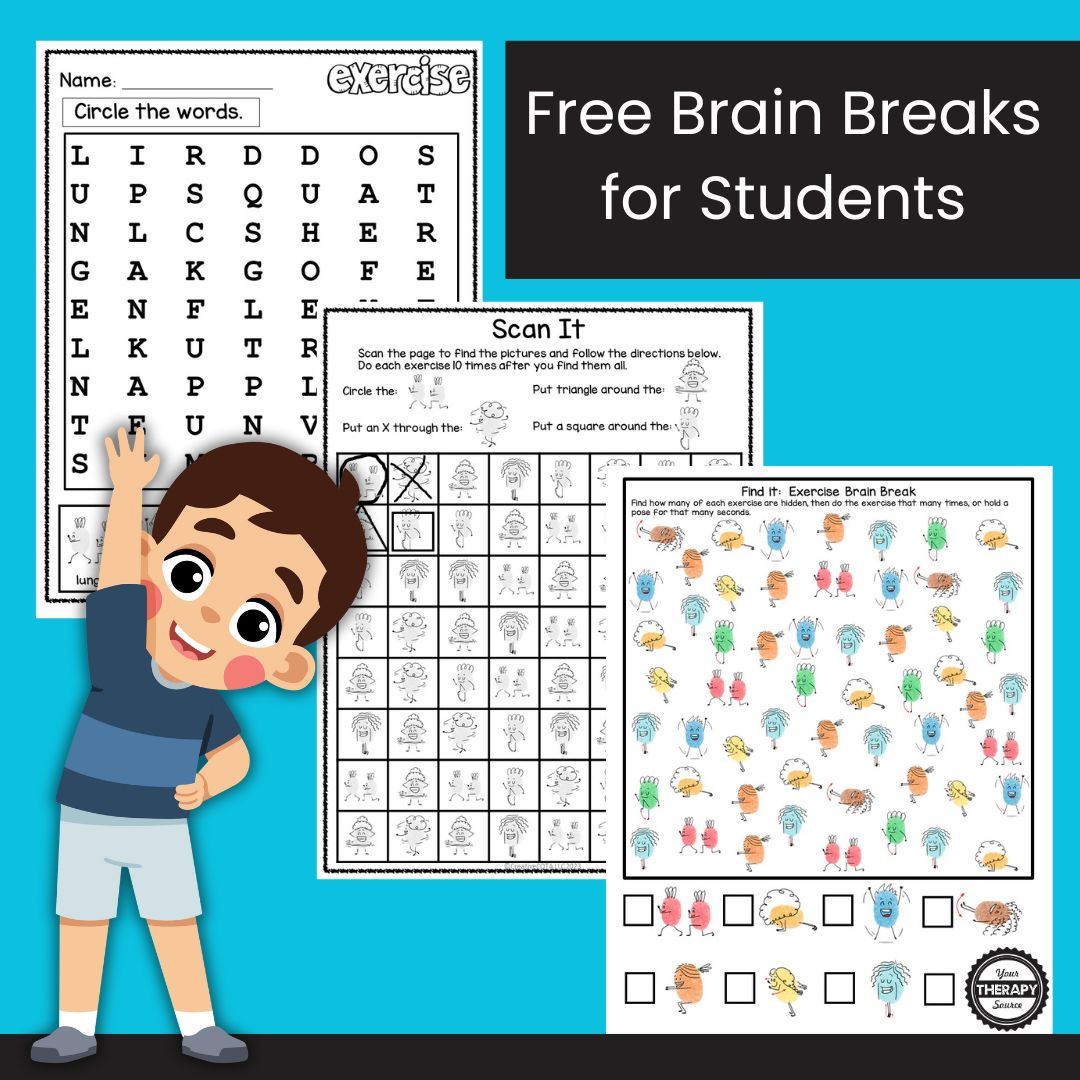 Fingerprint Self-Regulation Brain Break Free Printables - Your Therapy Source