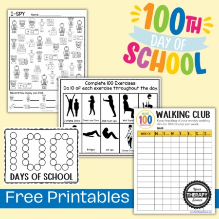 Gross Motor Skills - Free Activities and Printables - Your Therapy Source