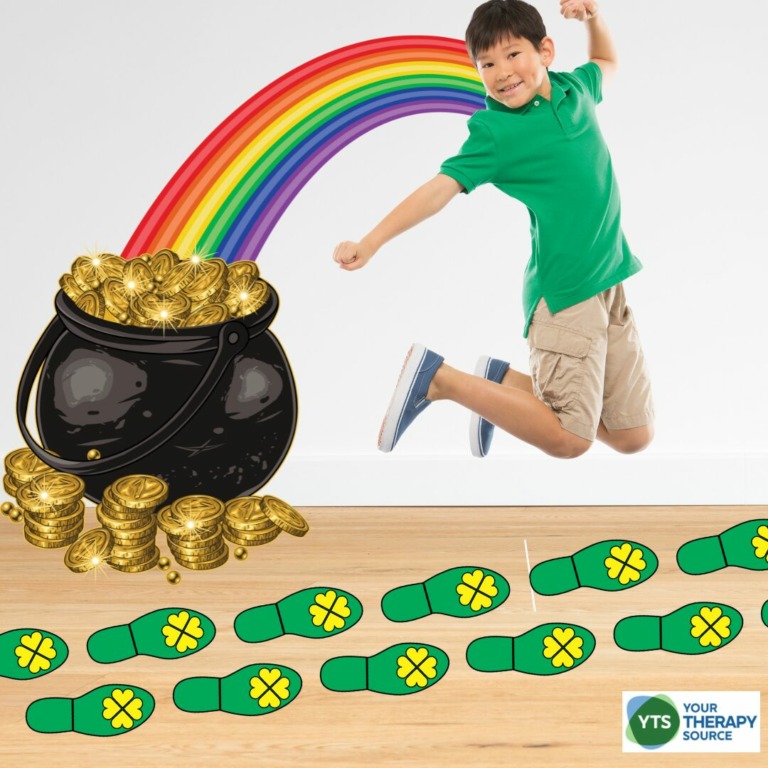 Leprechaun Footprints Printable Free PDF - Your Therapy Source