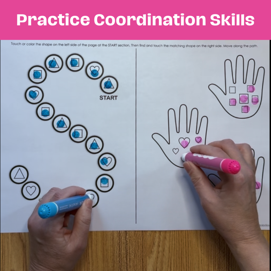 Brain Bridges Bilateral Coordination Worksheets DIGITAL Your Therapy
