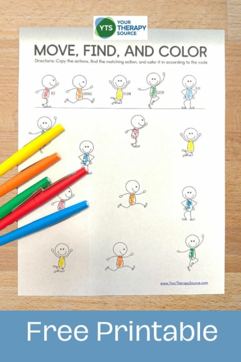 Brain Break Worksheet Free Printable - Your Therapy Source