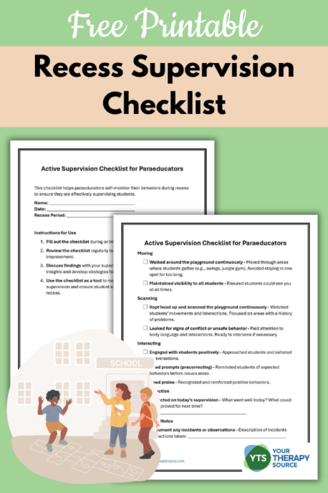 Recess Supervision - What Does the Research Say? - Your Therapy Source