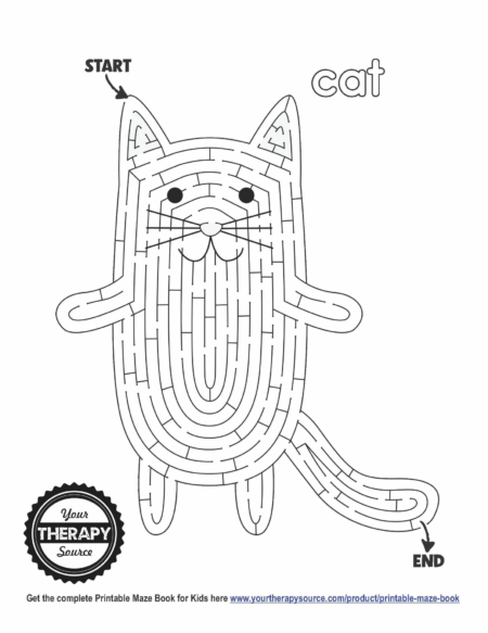 Free Printable Mazes for Kids - Your Therapy Source